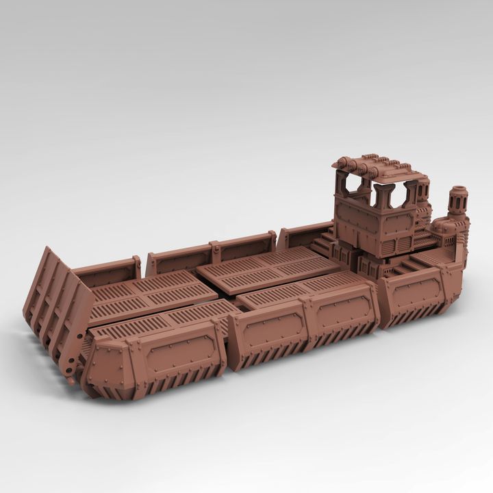 Cargo Barge with Cargo - Tesseract Tomb