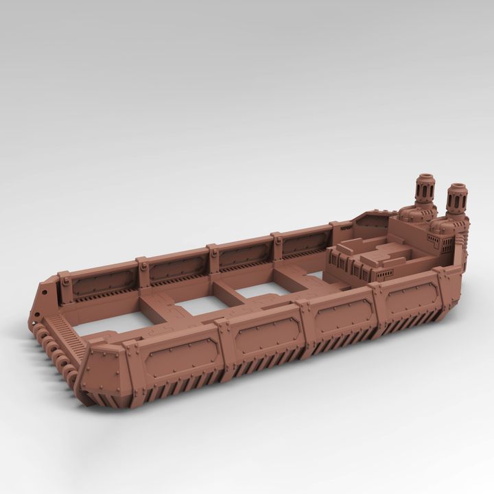 Cargo Barge with Cargo - Tesseract Tomb