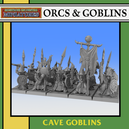 ORCS & GOBLINS: Cave Goblins Unit by Monstrous Encounters