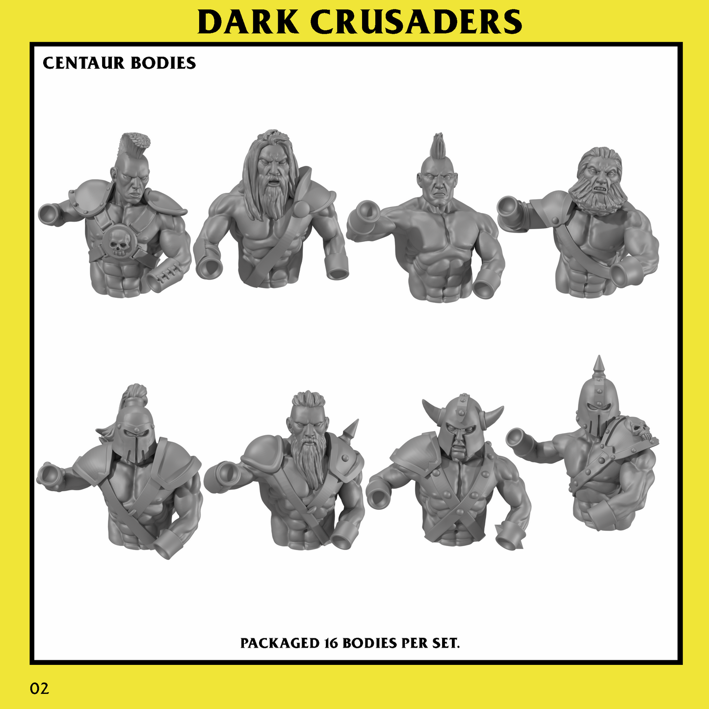 Dark Crusaders Centaurs Unit by Monstrous Encounters