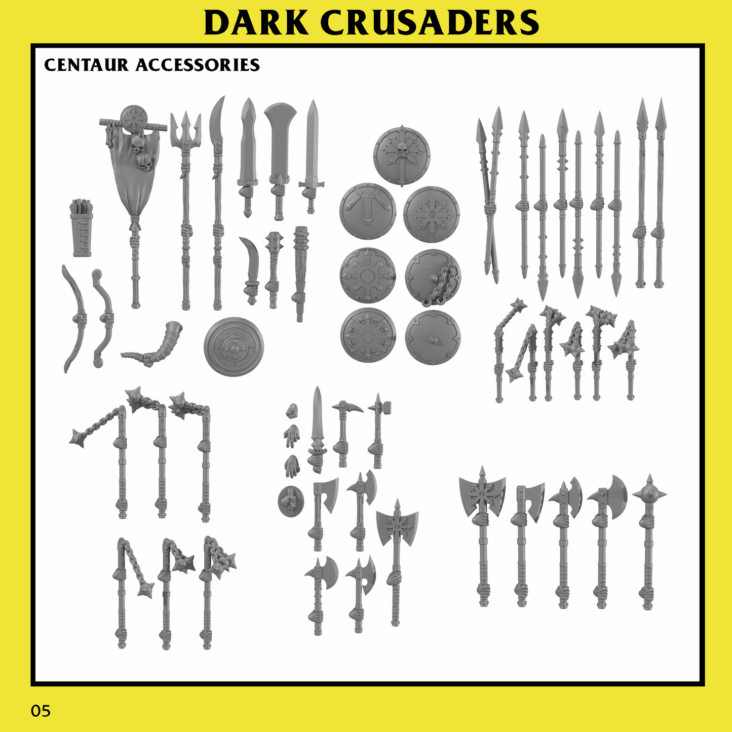 Dark Crusaders Centaurs Unit by Monstrous Encounters