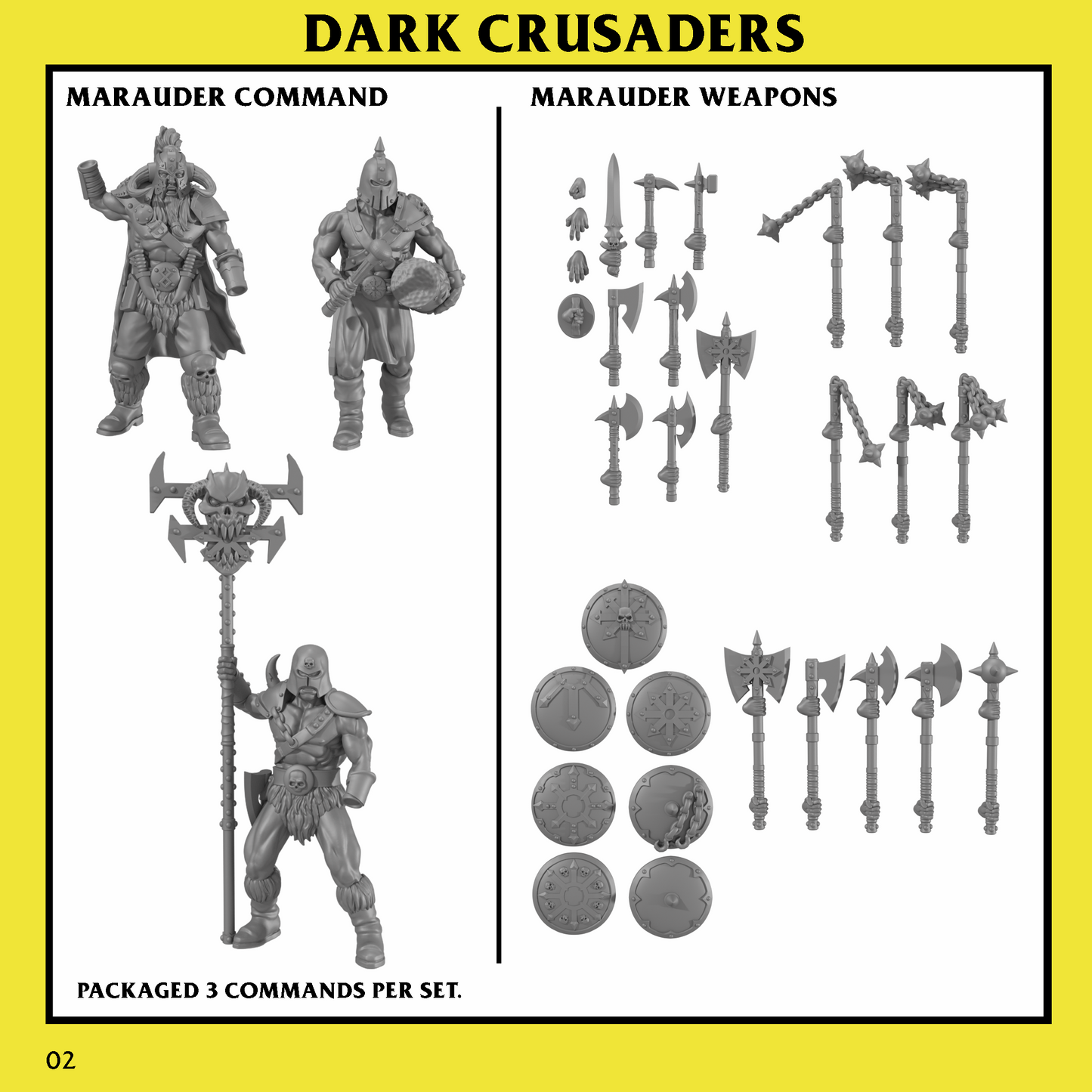Dark Crusaders Marauder Unit by Monstrous Encounters