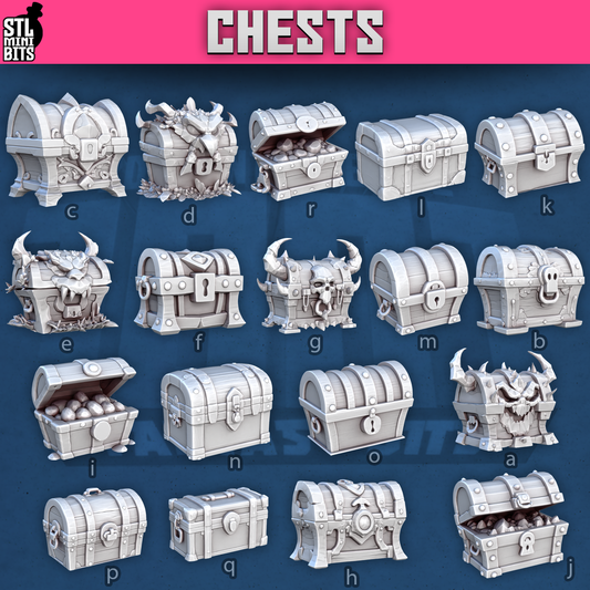 Chests by STL Miniatures