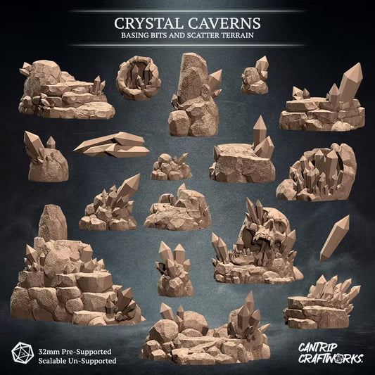 Crystal Caverns, Basing Bits and Scatter Terrain