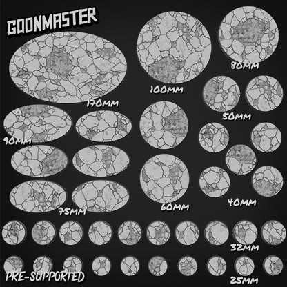 Damaged Reninforced Concrete Bases By GoonMaster