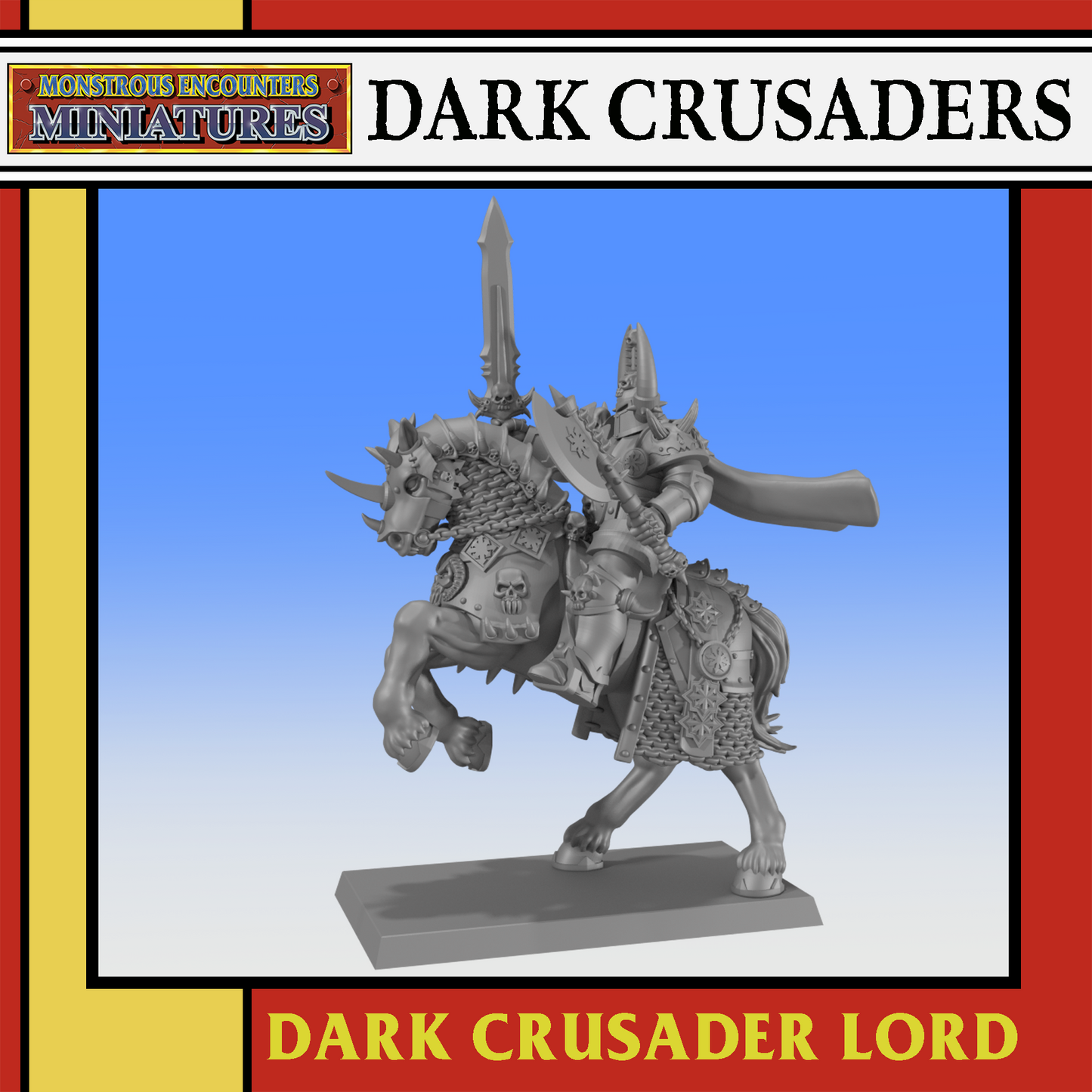 Mounted Dark Lord 1 by Monstrous Encounters
