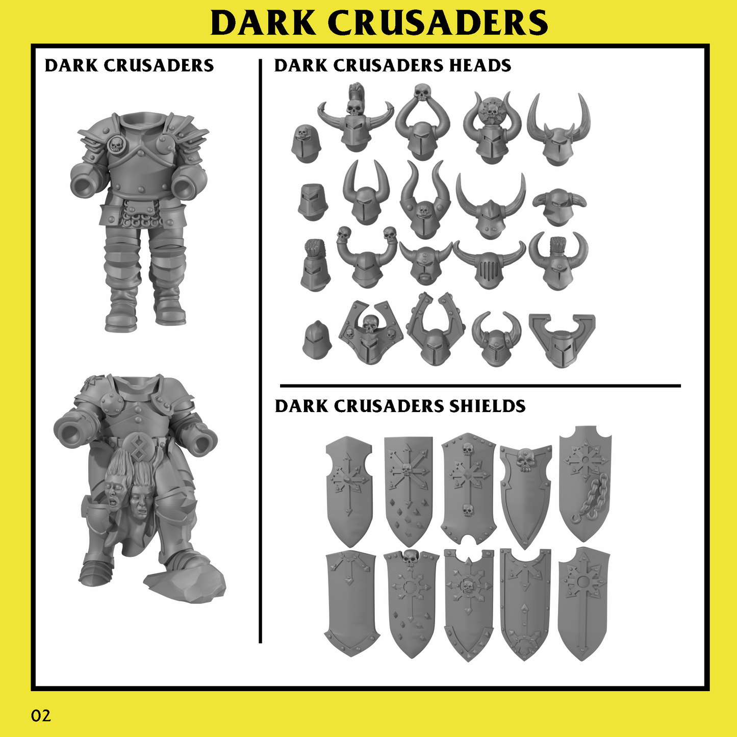 Dark Crusaders Unit by Monstrous Encounters