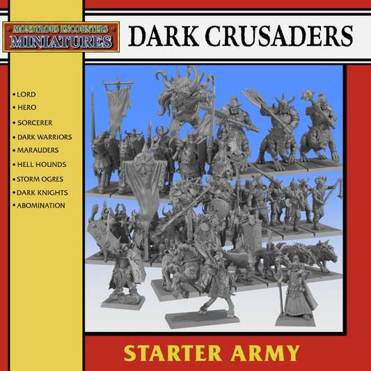 Dark Crusader Starter Army by Monstrous Encounters