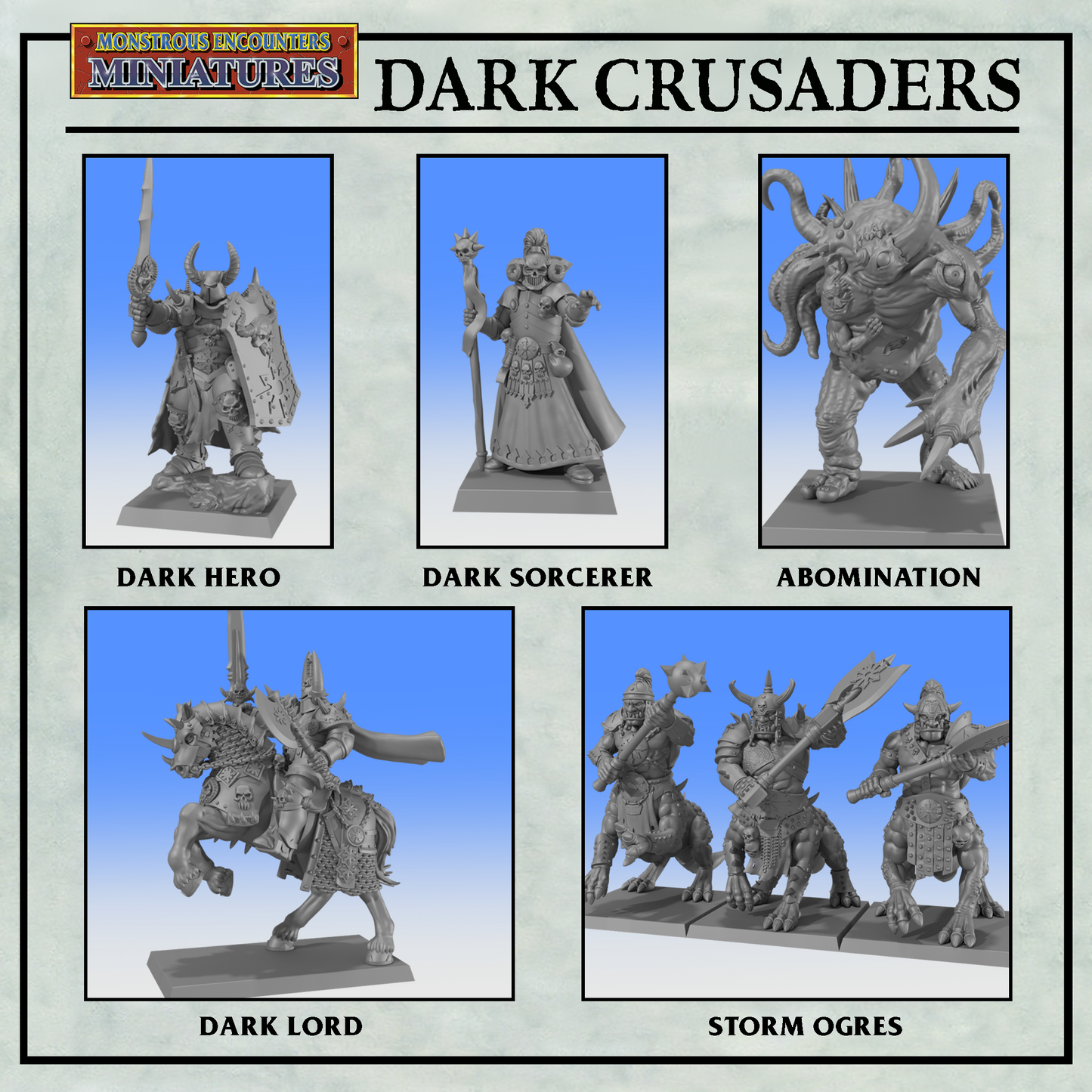 Dark Crusader Starter Army by Monstrous Encounters