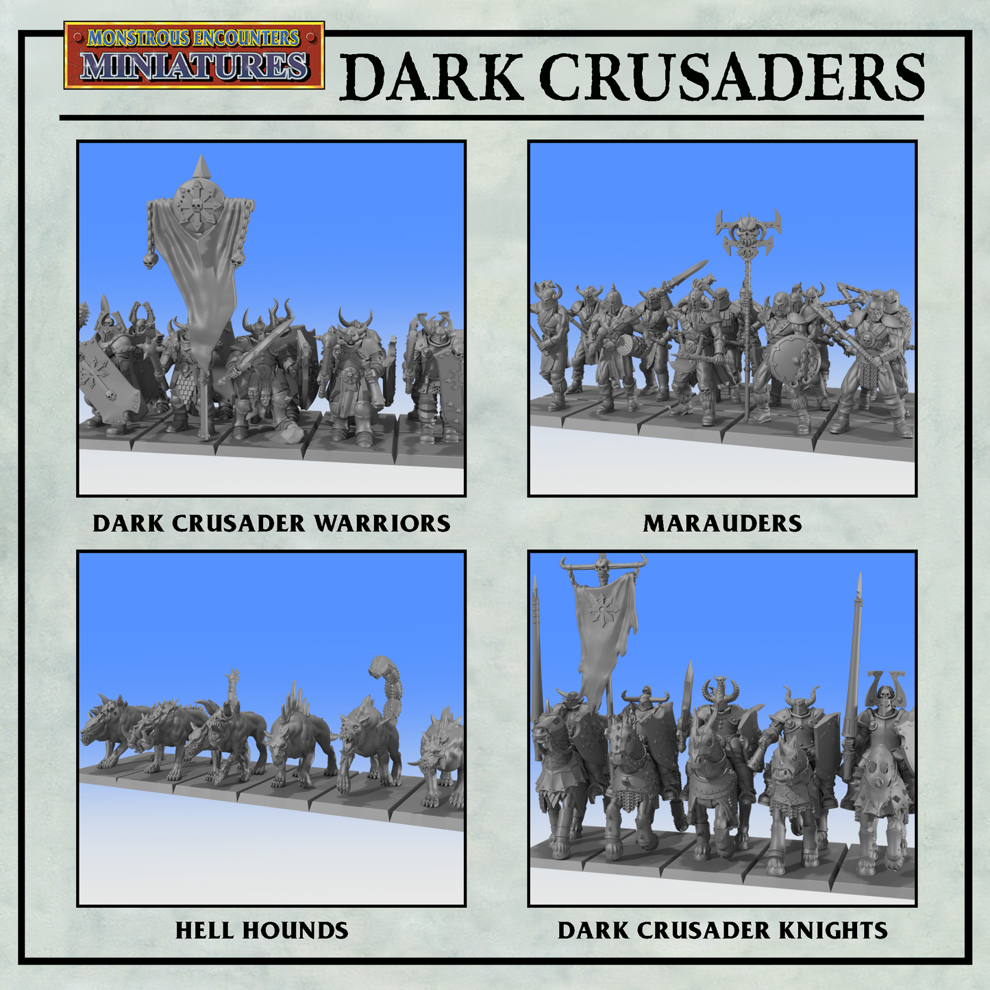 Dark Crusader Starter Army by Monstrous Encounters