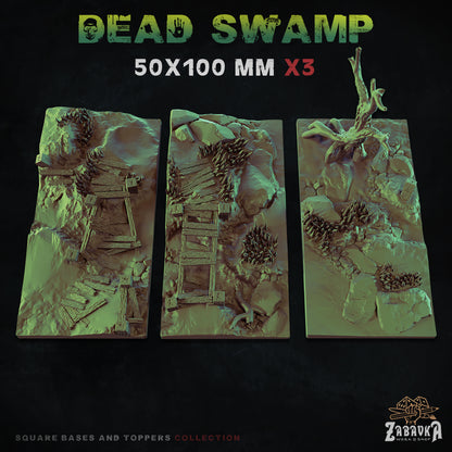 Dead Swamp Square Bases By Zabavka Workshop