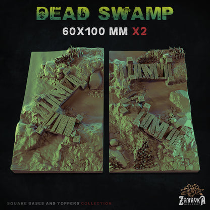 Dead Swamp Square Bases By Zabavka Workshop