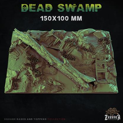 Dead Swamp Square Bases By Zabavka Workshop