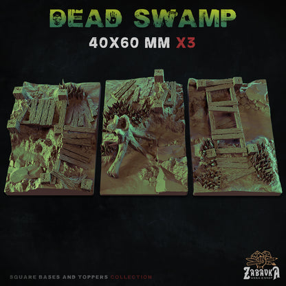 Dead Swamp Square Bases By Zabavka Workshop