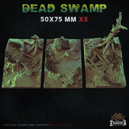Dead Swamp Square Bases By Zabavka Workshop