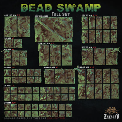 Dead Swamp Square Bases By Zabavka Workshop