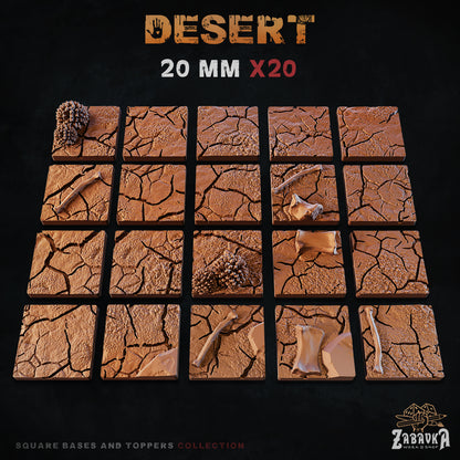Desert Square Bases By Zabavka Workshop