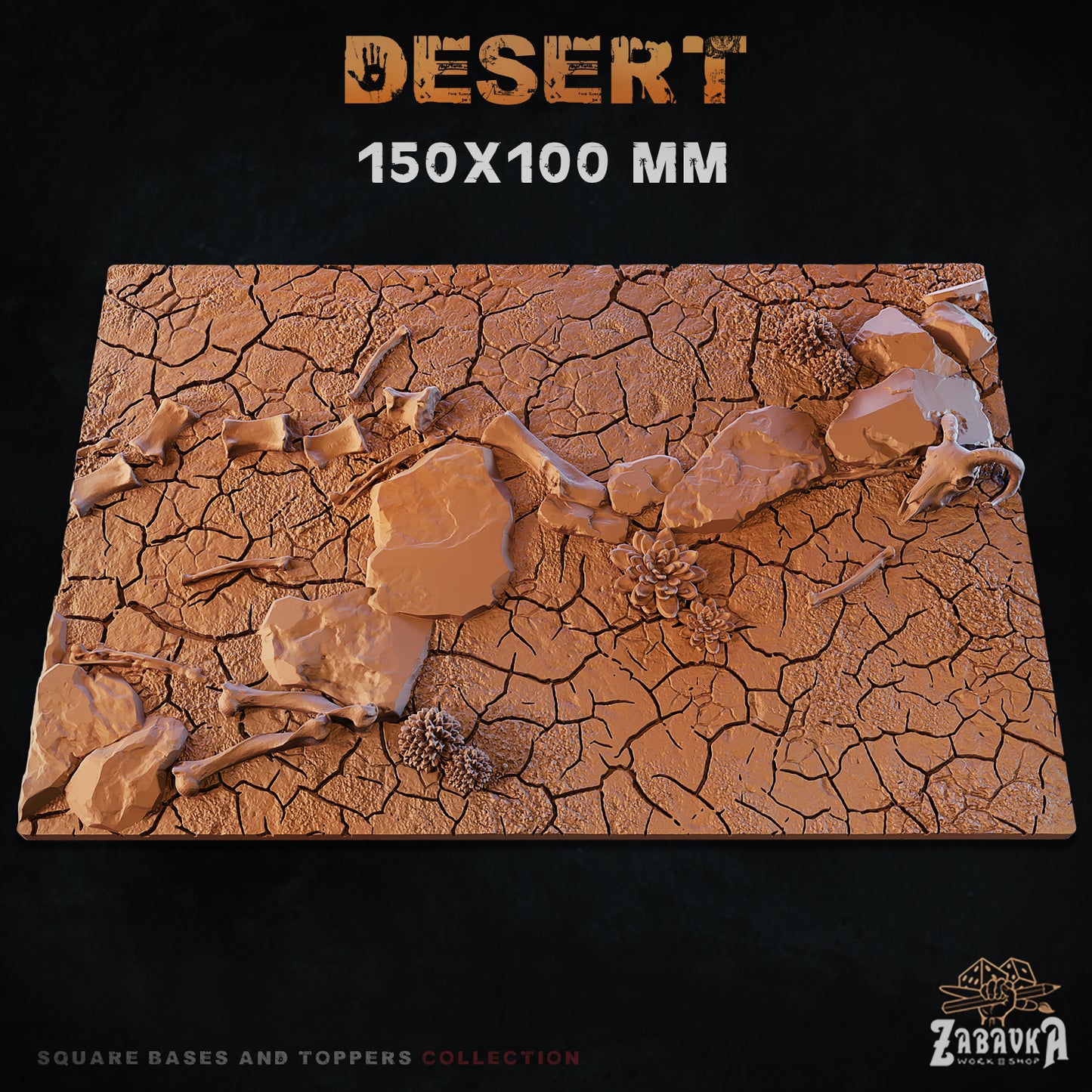 Desert Square Bases By Zabavka Workshop