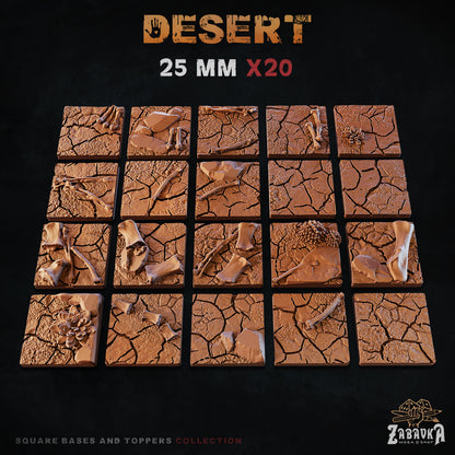 Desert Square Bases By Zabavka Workshop