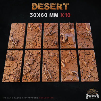 Desert Square Bases By Zabavka Workshop