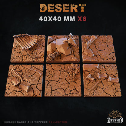 Desert Square Bases By Zabavka Workshop