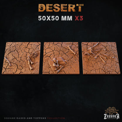 Desert Square Bases By Zabavka Workshop