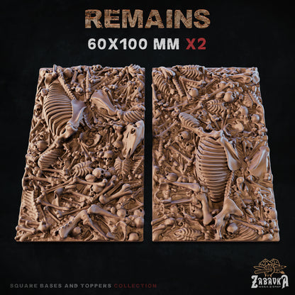 Remains Square Bases By Zabavka Workshop