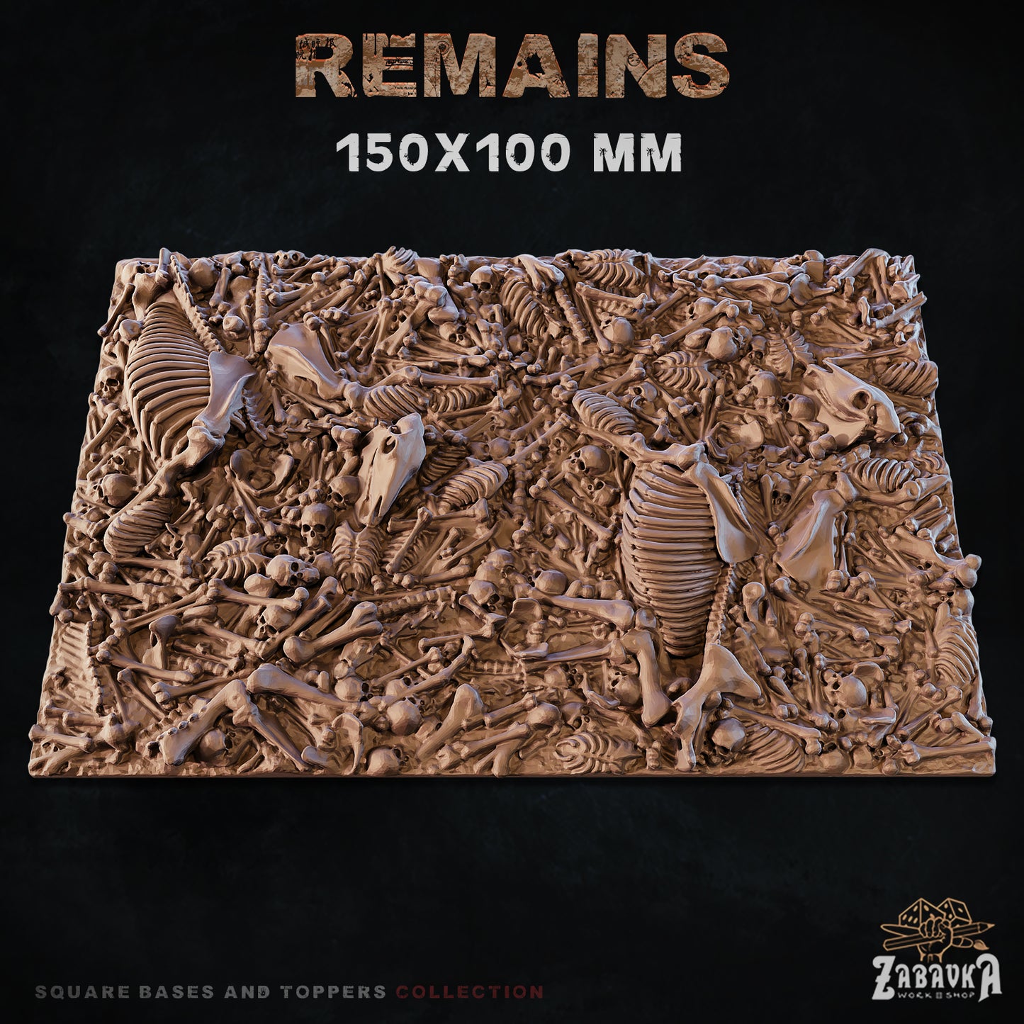 Remains Square Bases By Zabavka Workshop