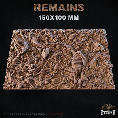 Remains Square Bases By Zabavka Workshop