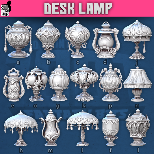 Desk Lamps by STL Miniatures