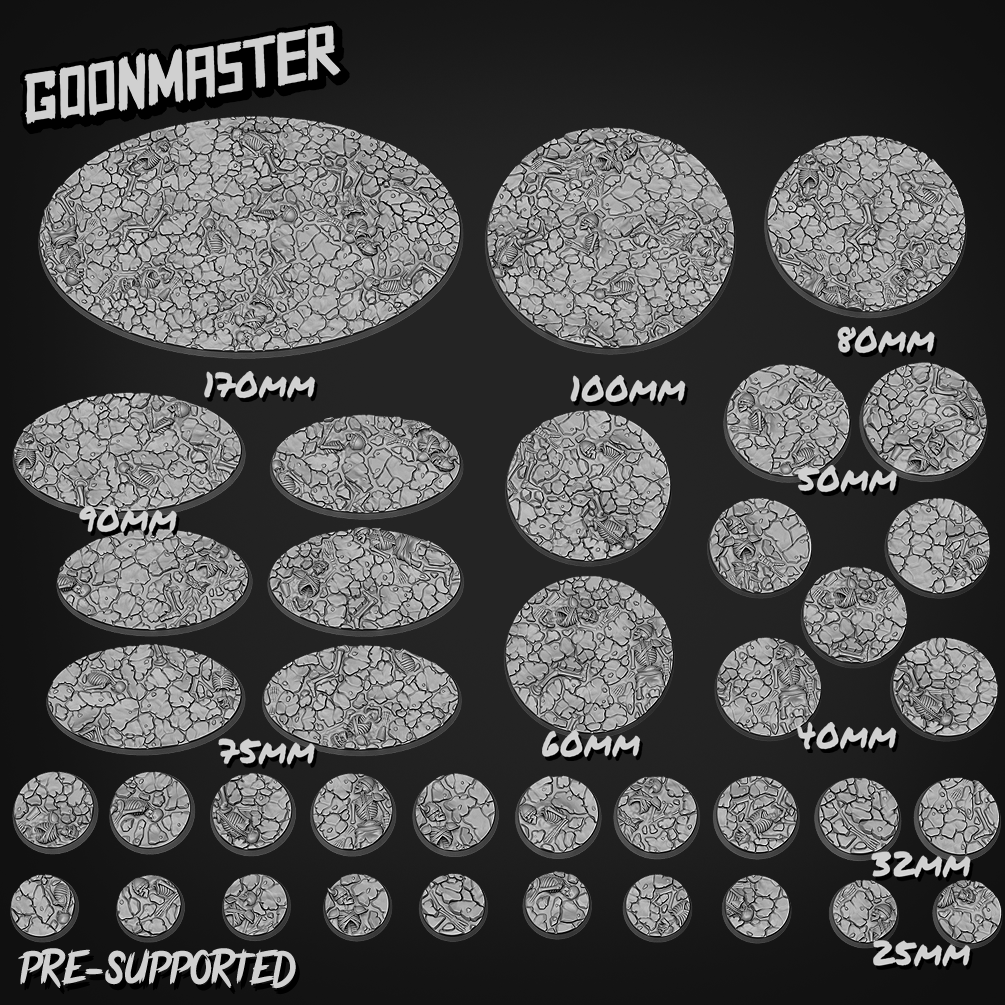 Dried Mud and Bone Bases By GoonMaster