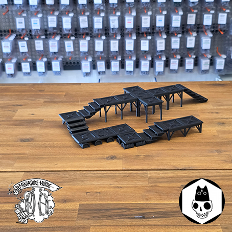 Floating Boardwalk and Stairs - Tesseract Tomb