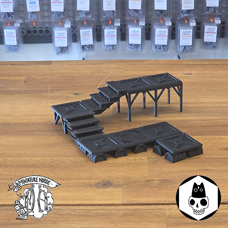 Floating Boardwalk and Stairs - Tesseract Tomb