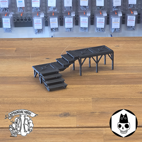 Floating Boardwalk and Stairs - Tesseract Tomb