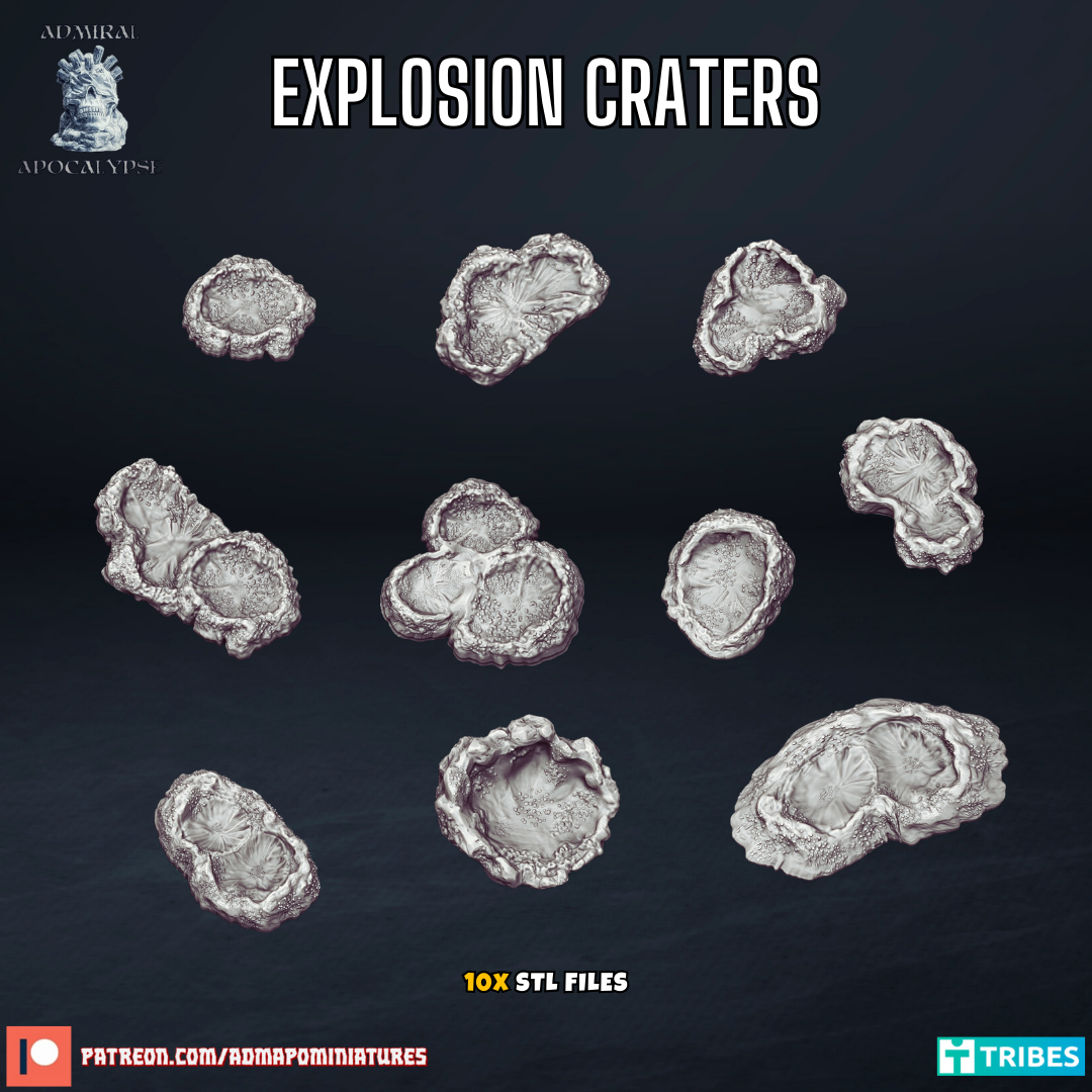 Explosion Craters – Miniature Horde