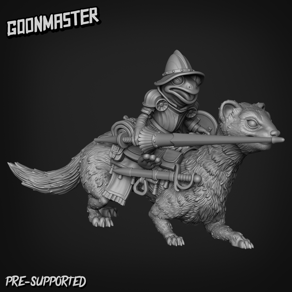 Ferret And Frog By Goon Master