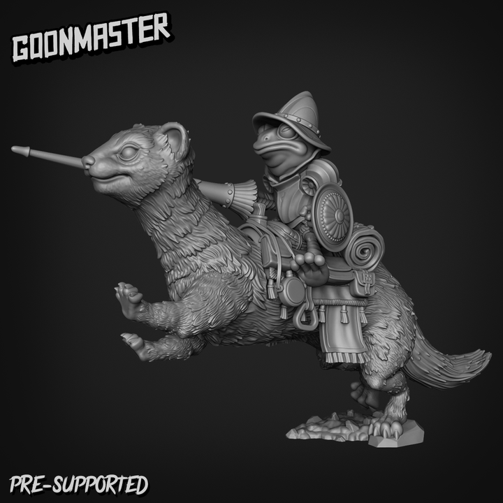 Ferret And Frog By Goon Master