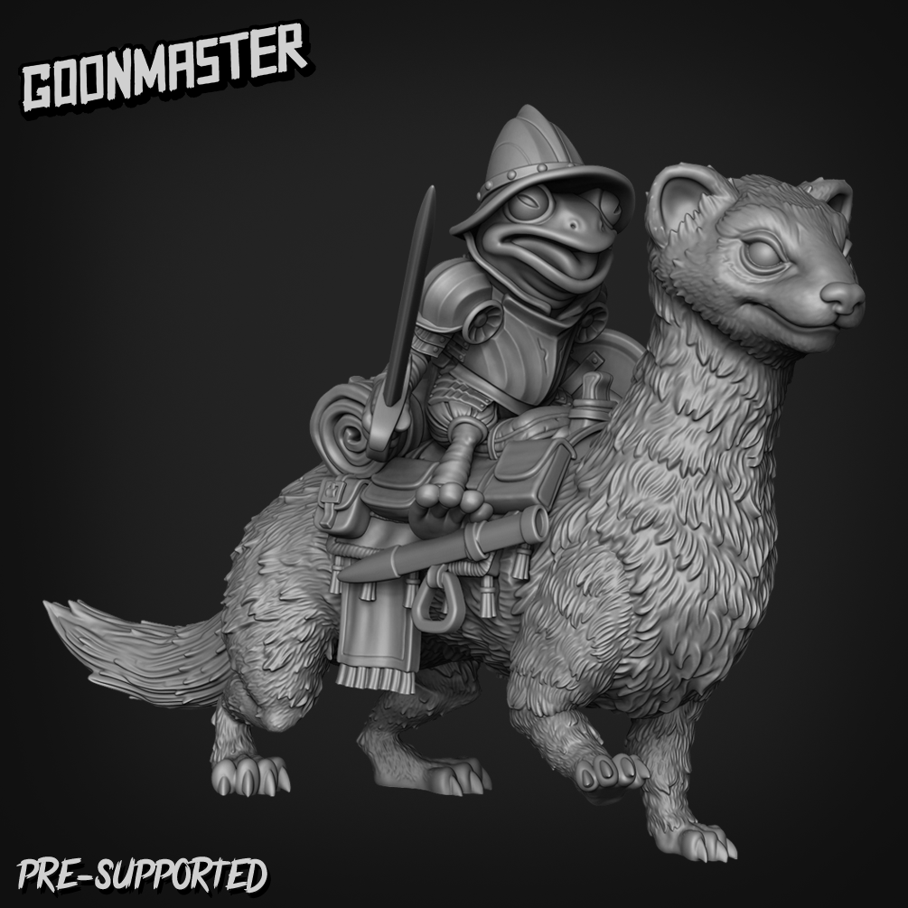 Ferret And Frog By Goon Master