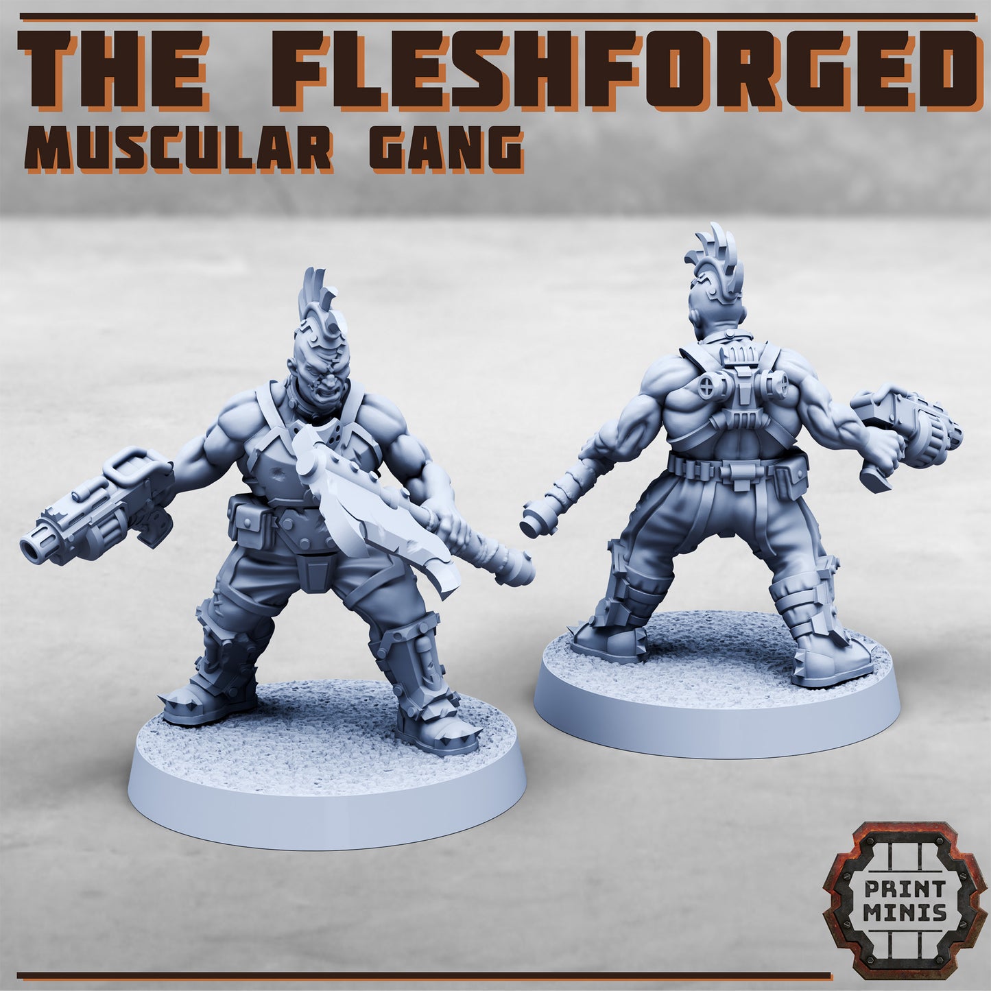 The Fleshforged - a muscular gang!