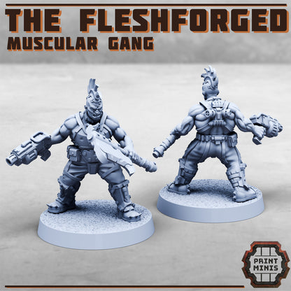 The Fleshforged - a muscular gang!