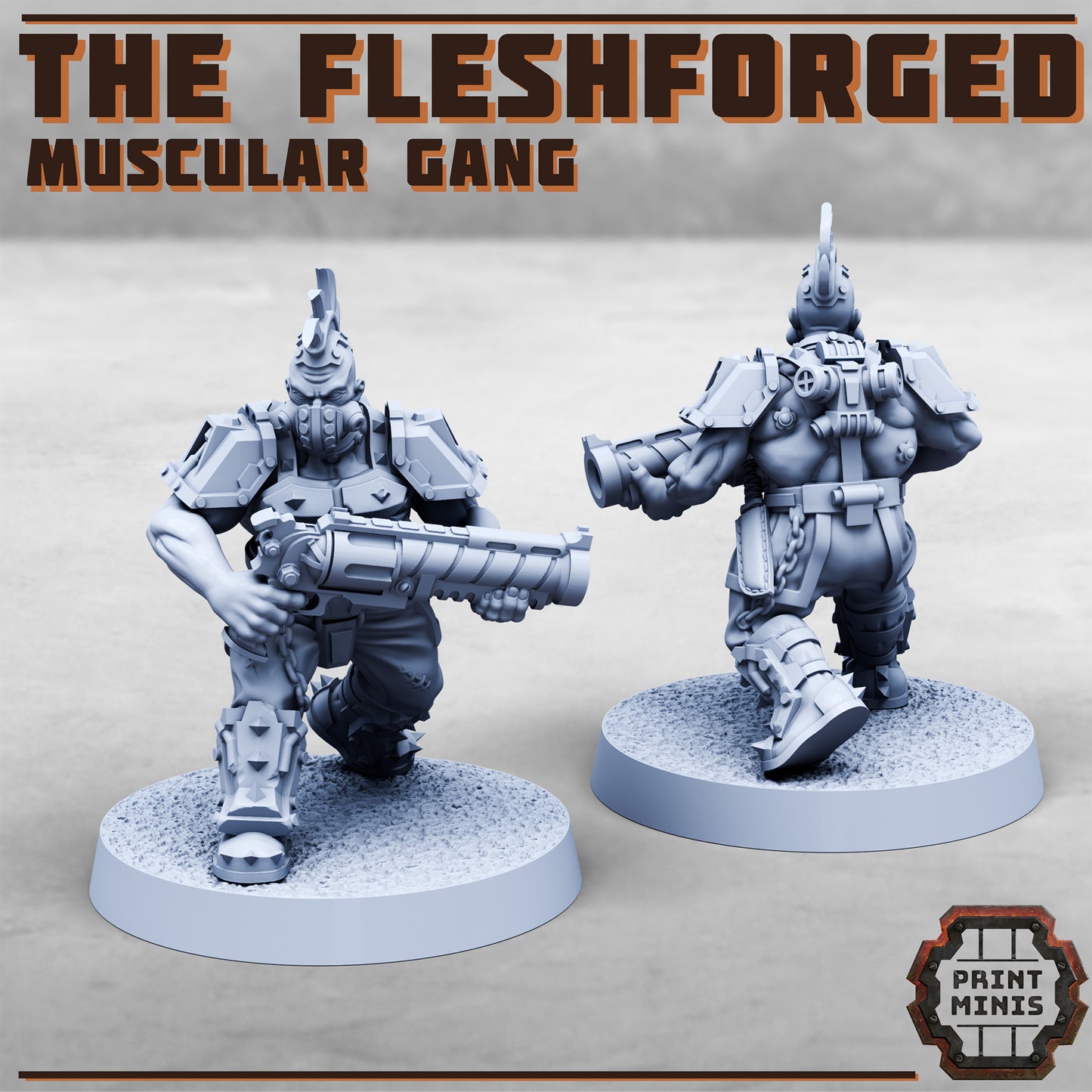 The Fleshforged - a muscular gang!
