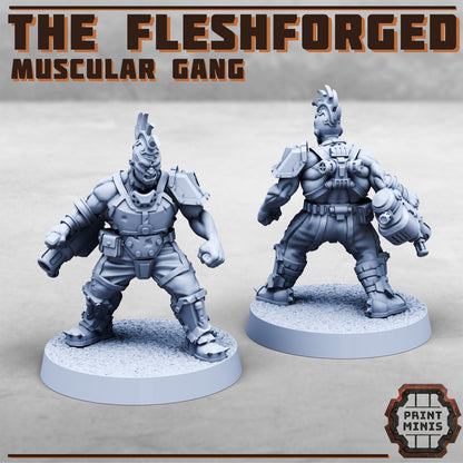 The Fleshforged - a muscular gang!