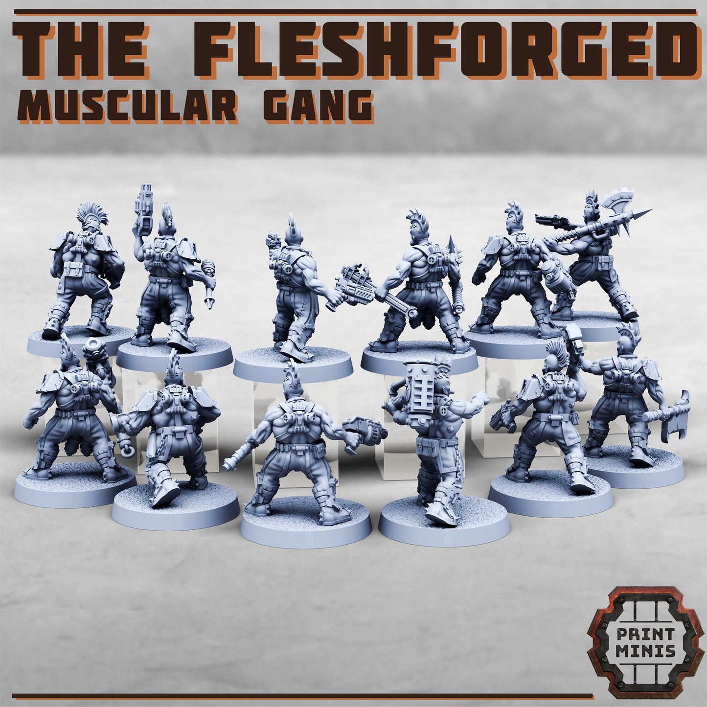 The Fleshforged - a muscular gang!