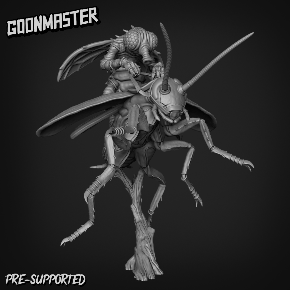 Flying Roach Riders By Goon Master