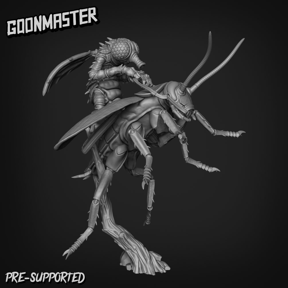 Flying Roach Riders By Goon Master