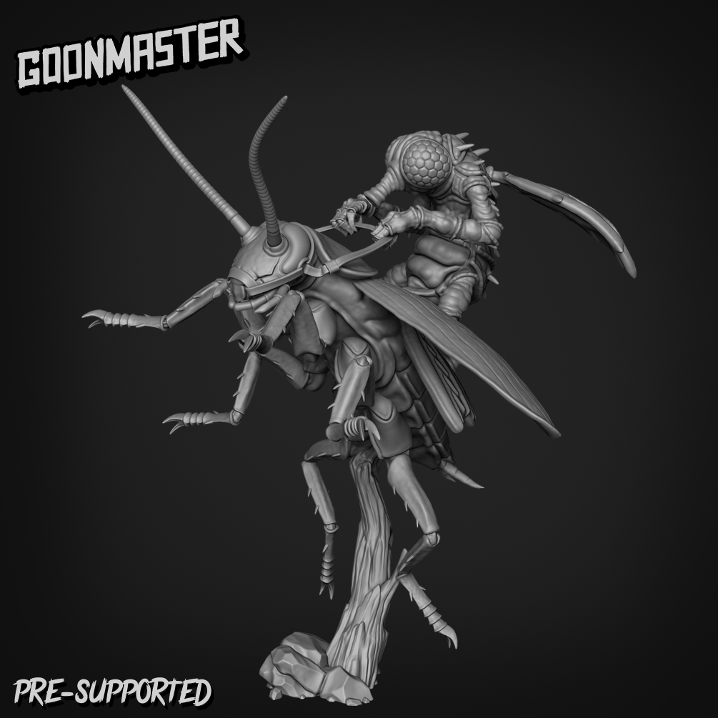 Flying Roach Riders By Goon Master