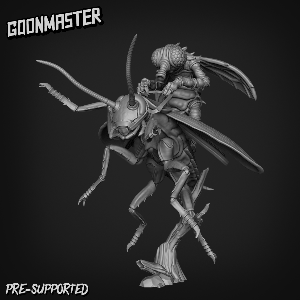 Flying Roach Riders By Goon Master