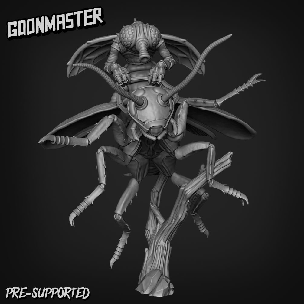 Flying Roach Riders By Goon Master