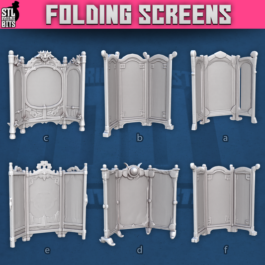 Folding Screens by STL Miniatures