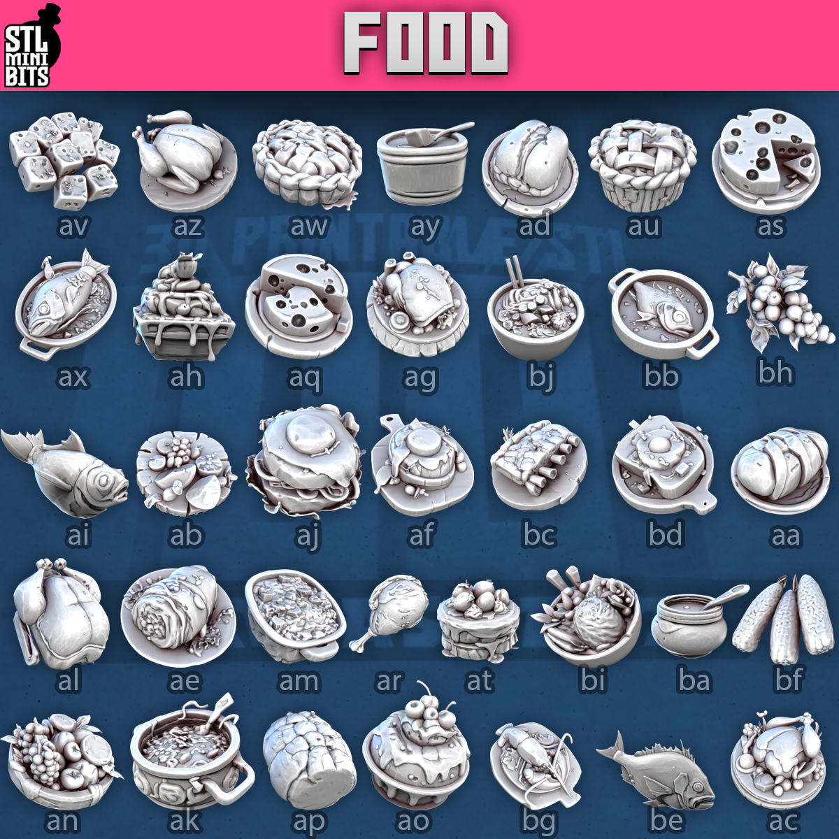 Food by STL Miniatures